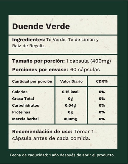Duende Verde Capsulas