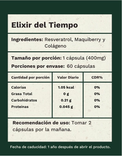 Elixir Del Tiempo