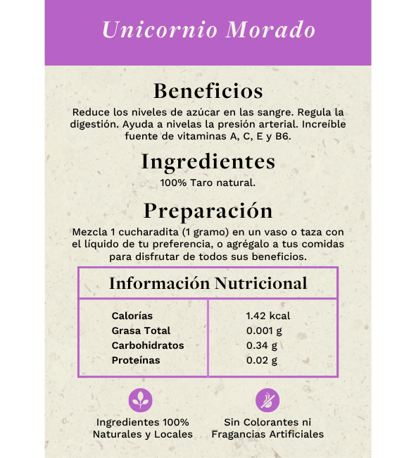 Unicornio Morado